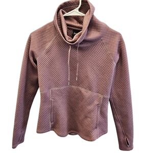 Marmot Annie Quilted Cowl Neck Blush Pink Womens Pullover Top